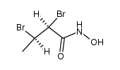 (+/-)-erythro-2,3-dibromo-butyrohydroxamic acid结构式