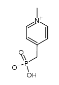 (1-Methyl-4-pyridiniomethyl)phosphonate结构式