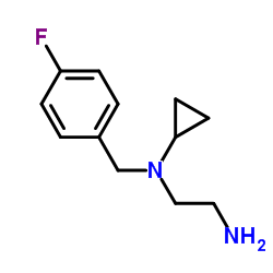 N-Cyclopropyl-N-(4-fluorobenzyl)-1,2-ethanediamine Structure