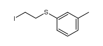 1-iodo-2-(3-methylbenzenethio)ethane Structure