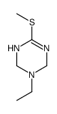 1-Ethyl-1,2,3,6-tetrahydro-4-(methylthio)-1,3,5-triazine Hydroiodide Structure