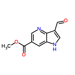 3-formyl-4-azaindole-6-carboxylic acid Methyl ester picture