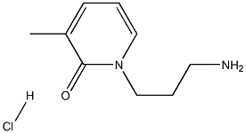 1-(3-amino-propyl)-3-methyl-1H-pyridin-2-one hydrochloride结构式