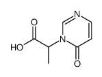 2-[6-oxopyrimidin-1(6H)-yl]propanoic acid Structure