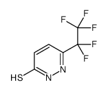 6-(Pentafluoroethyl)-3(2H)-pyridazinethione Structure