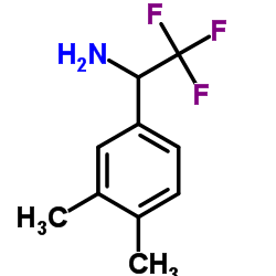 1-(3,4-Dimethylphenyl)-2,2,2-trifluoroethanamine Structure