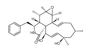 Epoxycytochalasin J Structure