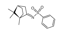(-)-N-(phenylsulfonyl)camphorimine结构式