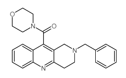 (2-BENZYL-1,2,3,4-TETRAHYDROBENZO[B][1,6]NAPHTHYRIDIN-10-YL)(MORPHOLINO)METHANONE structure