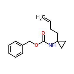 Benzyl [1-(3-buten-1-yl)cyclopropyl]carbamate Structure