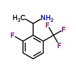 1-[2-Fluoro-6-(trifluoromethyl)phenyl]ethanamine Structure