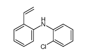 2-chloro-N-(2-vinylphenyl)aniline Structure