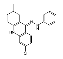 1-(6-chloro-2-methyl-1,2,3,4-tetrahydroacridin-9-yl)-2-phenylhydrazine Structure