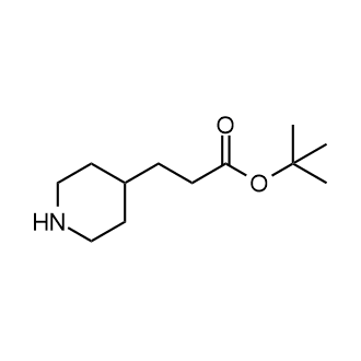 tert-Butyl 3-(piperidin-4-yl)propanoate Structure