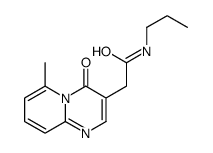 2-(6-methyl-4-oxopyrido[1,2-a]pyrimidin-3-yl)-N-propylacetamide结构式