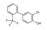 2-chloro-4-[2-(trifluoromethyl)phenyl]phenol结构式