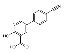 5-(4-cyanophenyl)-2-oxo-1H-pyridine-3-carboxylic acid Structure