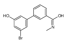 3-(3-bromo-5-hydroxyphenyl)-N-methylbenzamide结构式