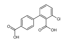 2-(4-carboxyphenyl)-6-chlorobenzoic acid Structure