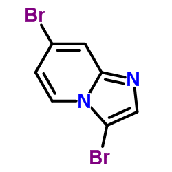 IMidazo[1,2-a]pyridine, 3,7-dibromo- Structure