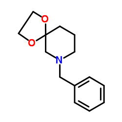 1,4-Dioxa-7-azaspiro[4.5]decane, 7-phenylmethyl-结构式