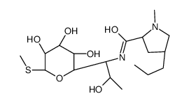 (2S,4R)-N-[(1S)-2-hydroxy-1-[(3R,4S,5R,6R)-3,4,5-trihydroxy-6-methylsulfanyloxan-2-yl]propyl]-1-methyl-4-propylpyrrolidine-2-carboxamide Structure