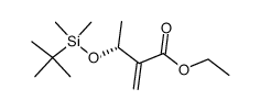 ethyl 2-<(R)-1-<(tert-butyldimethylsilyl)oxy>ethyl>propenoate Structure