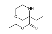 Ethyl 3-EthylMorpholine-3-carboxylate Structure