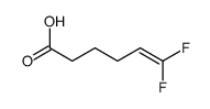 6,6-difluorohex-5-enoic acid Structure