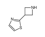 2-(azetidin-3-yl)-1,3-thiazole结构式