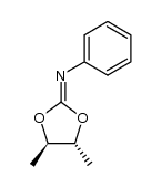 trans-2-(phenylimino)-4,5-dimethyl-1,3-dioxolane结构式