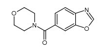 4-(6-benzoxazoyl)morpholine结构式