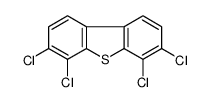 3,4,6,7-tetrachlorodibenzothiophene Structure