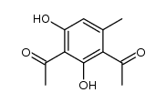 2,4-diacetyl-5-methyl-resorcinol Structure