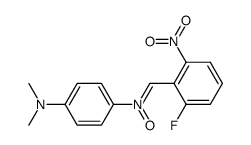 (Z)-N-(4-(dimethylamino)phenyl)-1-(2-fluoro-6-nitrophenyl)methanimine oxide结构式