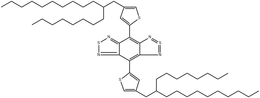 4,8-双[4-(2-辛基十二烷基)-2-基]苯并[1,2-C : 4,5-C']-双[1,2,5]噻二唑图片