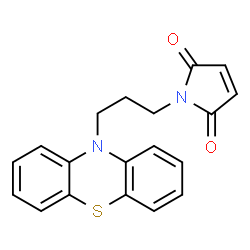 1-[3-(10H-Phenothiazin-10-yl)propyl]-1H-pyrrole-2,5-dione结构式