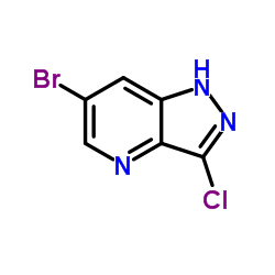 6-Bromo-3-chloro-1H-pyrazolo[4,3-b]pyridine结构式