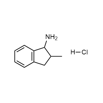 2-Methyl-2,3-dihydro-1h-inden-1-aminehydrochloride structure