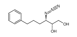 (2R,3R)-3-azido-6-phenylhexane-1,2-diol Structure