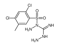 1,2-diamino-1-(2,4-dichloro-5-methylphenyl)sulfonylguanidine Structure