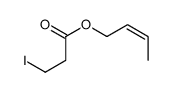 but-2-enyl 3-iodopropanoate结构式