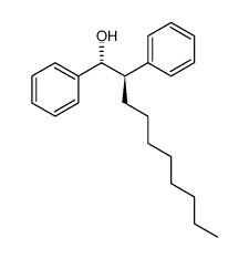 (1R,2R)-1,2-diphenyldecan-1-ol结构式