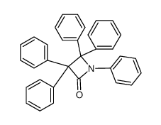 pentaphenyl-azetidin-2-one Structure