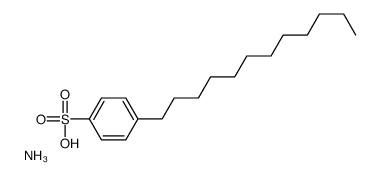 4-Dodecylbenzenesulfonic acid ammonium salt结构式