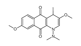 1-(dimethylamino)-3,8-dimethoxy-4-methyl-1,4-dihydrobenzo[g]quinoline-5,10-dione Structure