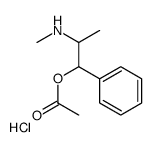 [2-(methylamino)-1-phenylpropyl] acetate,hydrochloride结构式
