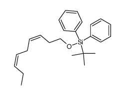 tert-butyl(((3Z,6Z)-nona-3,6-dien-1-yl)oxy)diphenylsilane结构式