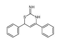 4,6-diphenyl-6H-1,3-thiazin-2-amine结构式