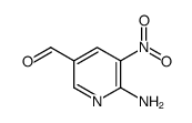 6-amino-5-nitropyridine-3-carbaldehyde结构式